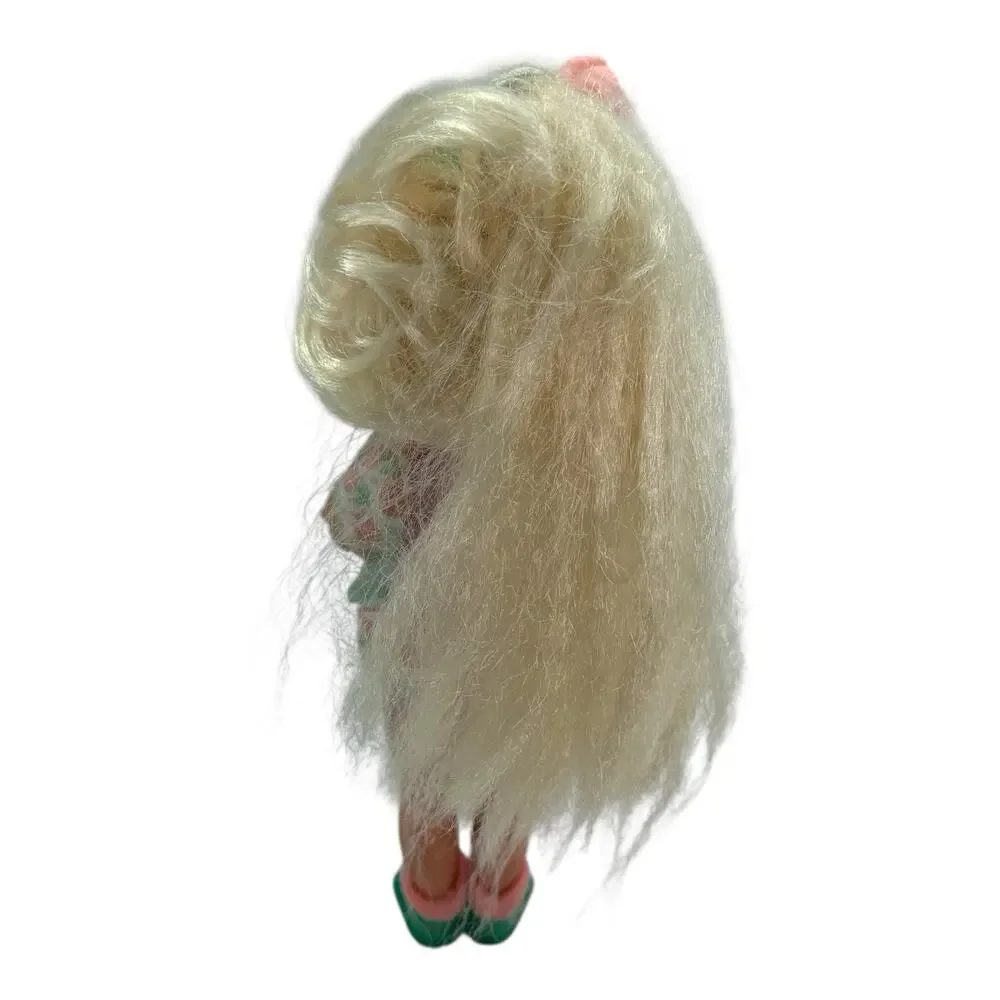 VTG 1987 Playskool Dolly Surprise Molly‎ Grows Blonde Hair WORKING Read